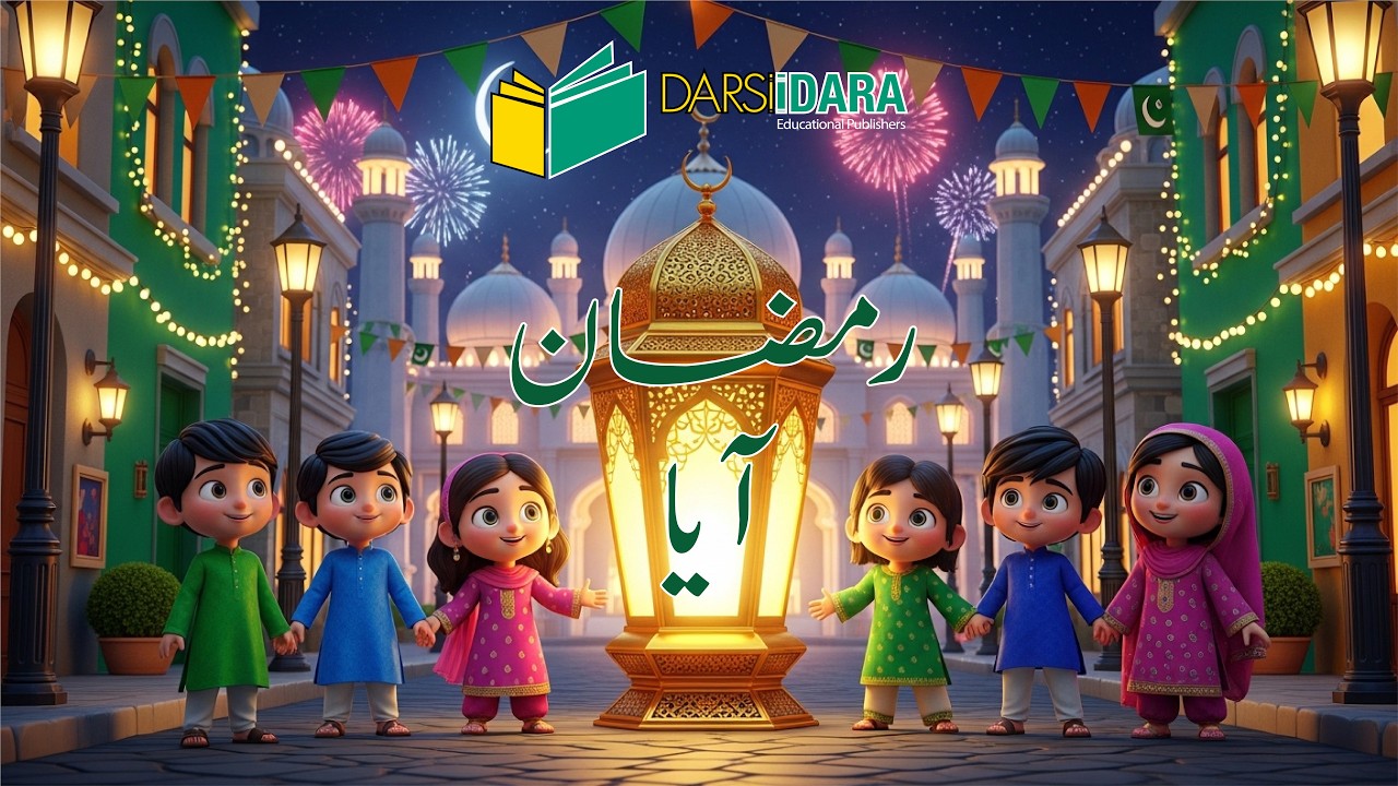 Ramadan Welcome Song| ISLAMIC KIDS POEM| رمضان آیا رمضان آیا #ramadan #islamicvideo #kidssongs