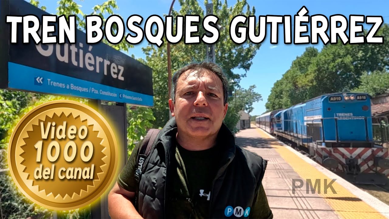 TREN BOSQUES GUTIÉRREZ ELECTRIFICACIÓN LINEA FERROCARRIL ROCA TRENES ARGENTINOS SANTA SOFIA