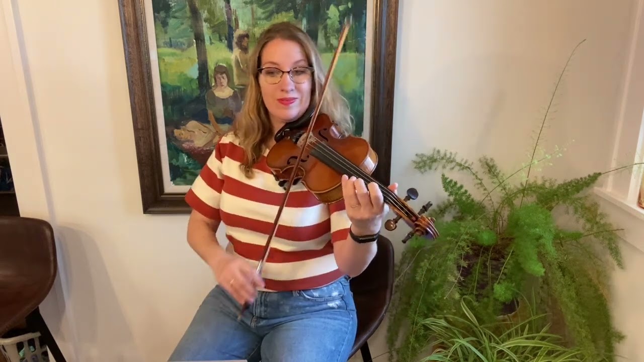 The Harp and the Shamrock- slow practice fiddle