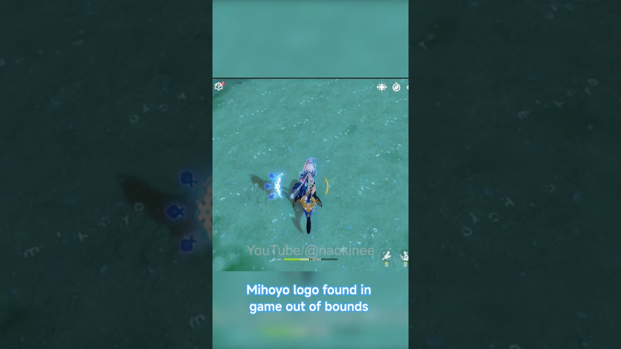 Easter egg Genshin mihoyo logo in game #genshinimpact #glitchmoments #glitch #videogamemusic