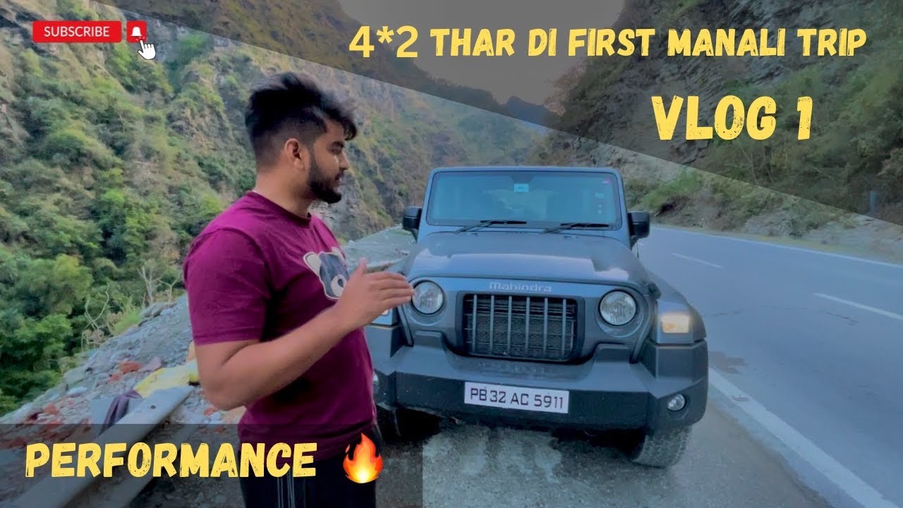 Pahada vich kive chaldi 4*2 THAR ? Shocking result 🔥vlog 1
