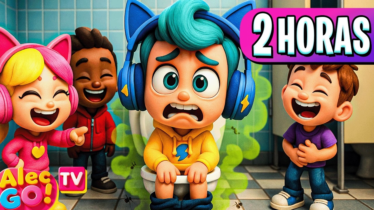 NUNCA FAÇA COCÔ NA ESCOLA! 🚽💩😱 + 3 HORAS DE CONFUSÕES NO ROBLOX! ( Alec GO! #TV)