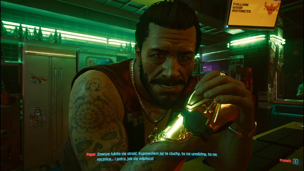 Cyberpunk 2077 - Echa przeszłości: nielojalna żona Śledzenie żony barmana Pepe