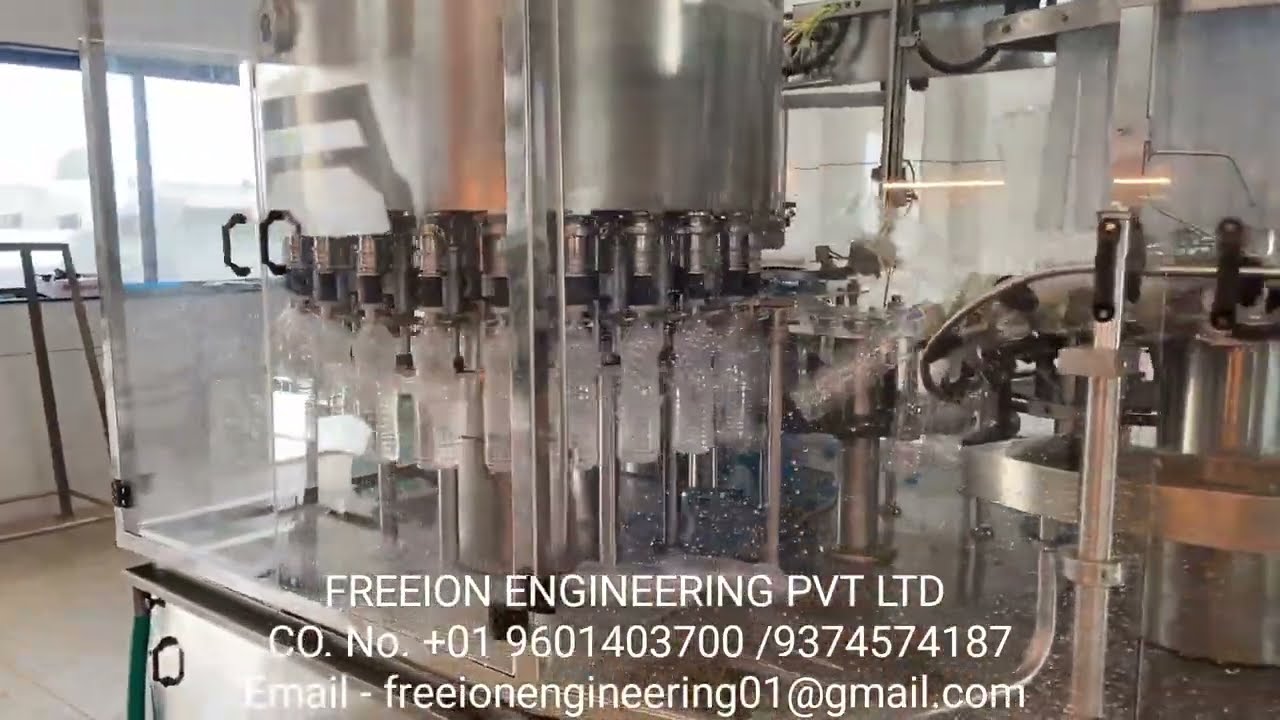 7200 to 12000bph pet bottle water packing line with shrink packing
