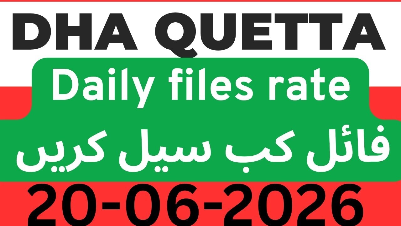 DHA Quetta Files &ndash; Best Time to Sell? 📈 Watch Before You Decide!