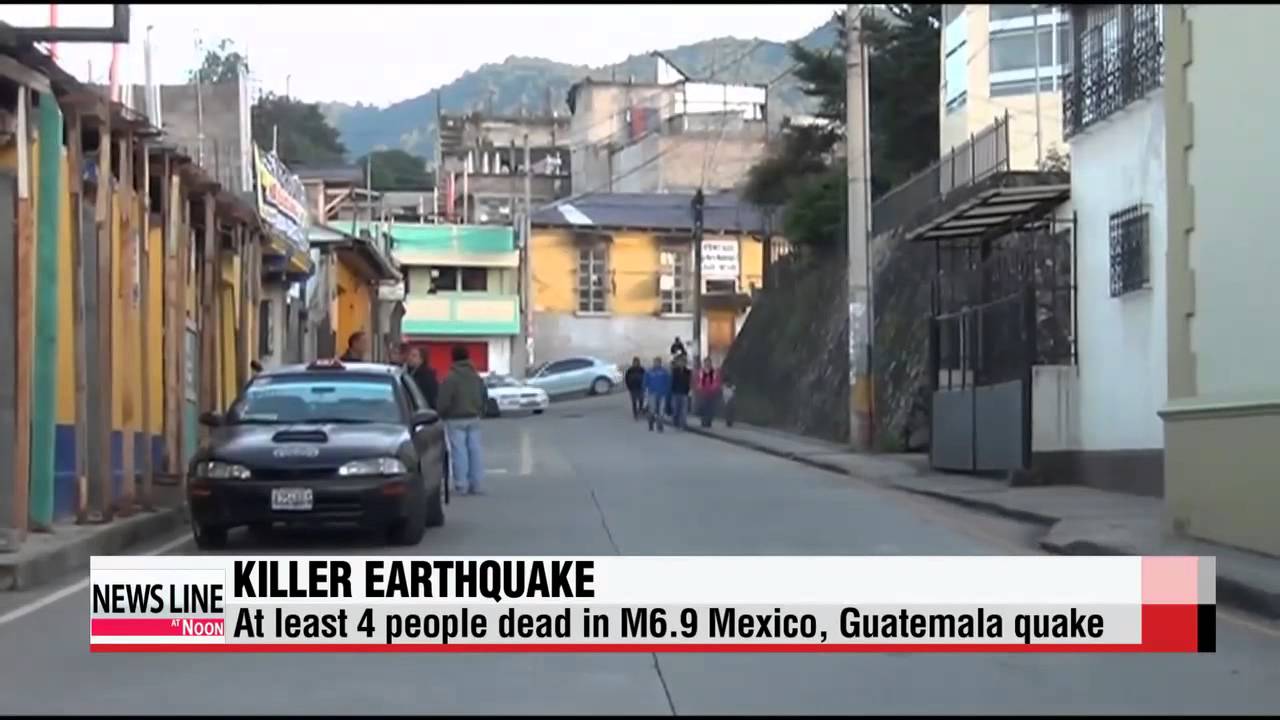 At least 4 people dead in M6.9 Mexico, Guatemala quake