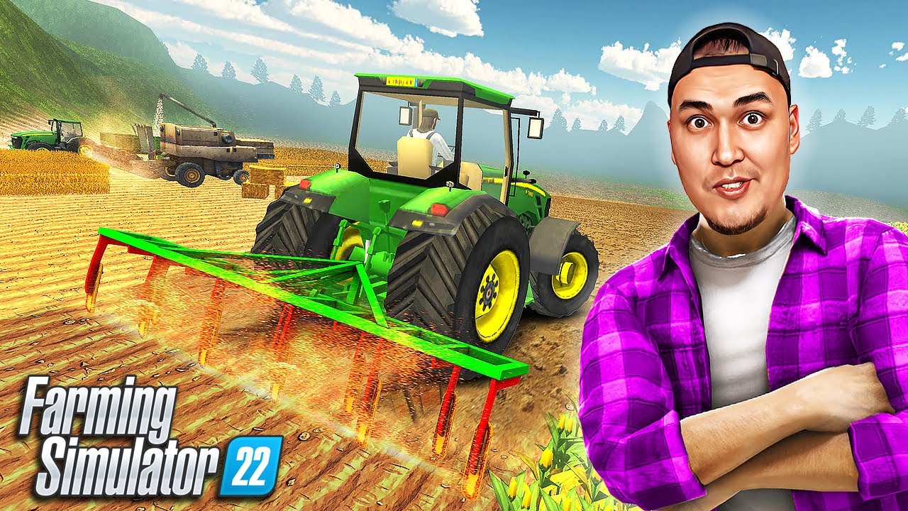 БИДАЙДЫҢ БӘРІН ЖИНАП АЛДЫҚ және ШАҒЫН ҮЙ САЛДЫҚ! Farming Simulator 22