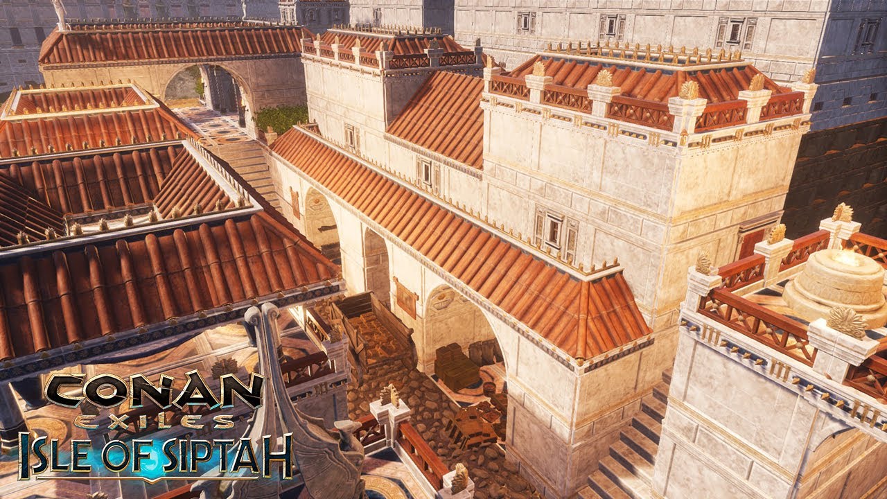HOW TO BUILD A ARGOSSEAN CITY #7 - THE WORKERS DISTRICT [SPEED BUILD] - CONAN EXILES