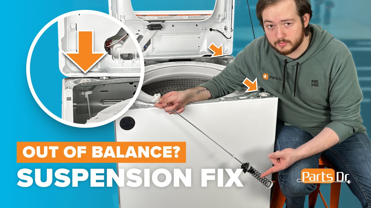 Washer Out Of Balance? Replace the Suspension Rods to Fix Your Unbalanced Whirlpool Maytag Washer