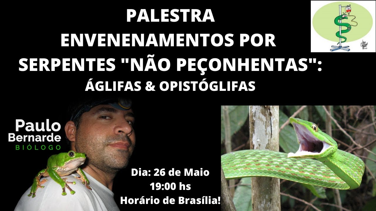 PALESTRA ENVENENAMENTOS POR SERPENTES 