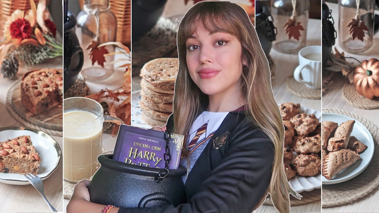 ⚡ 5 RECETAS DE HARRY POTTER l Cerveza de mantequilla, empanadillas de calabaza, crumpets...