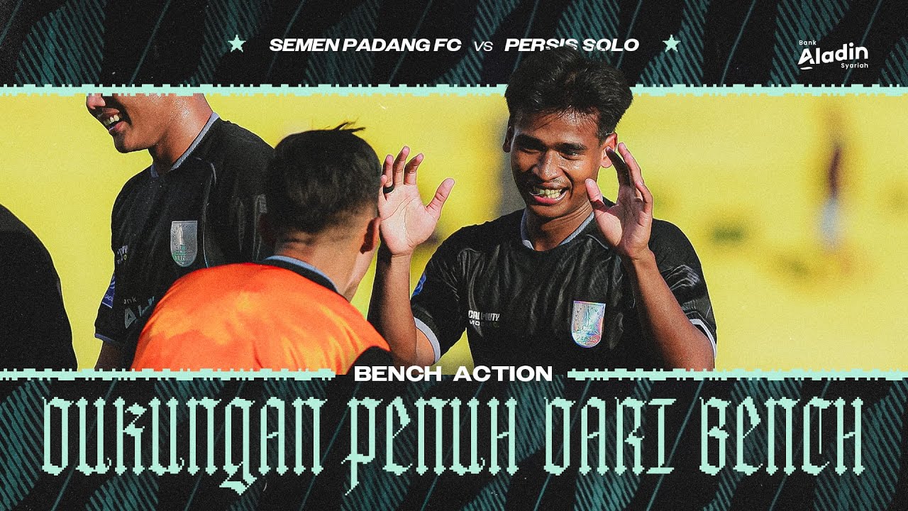 Dukungan Penuh dari Bench 💺🔴| Bench Action | Semen Padang vs PERSIS Solo | Super League 25/26