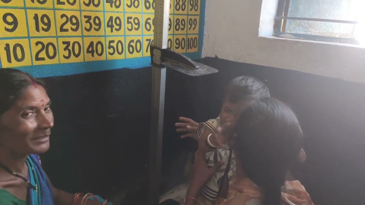 हमर गांव के आंगनवाड़ी में वजन त्यौहार 🤗