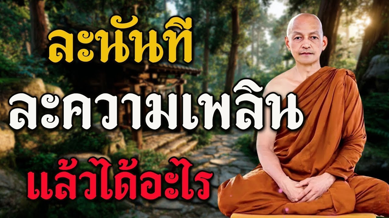 ละนันทิ ละความเพลิน แล้วได้อะไร #พุทธวจน | แสดงธรรมโดย พระอาจารย์คึกฤทธิ์