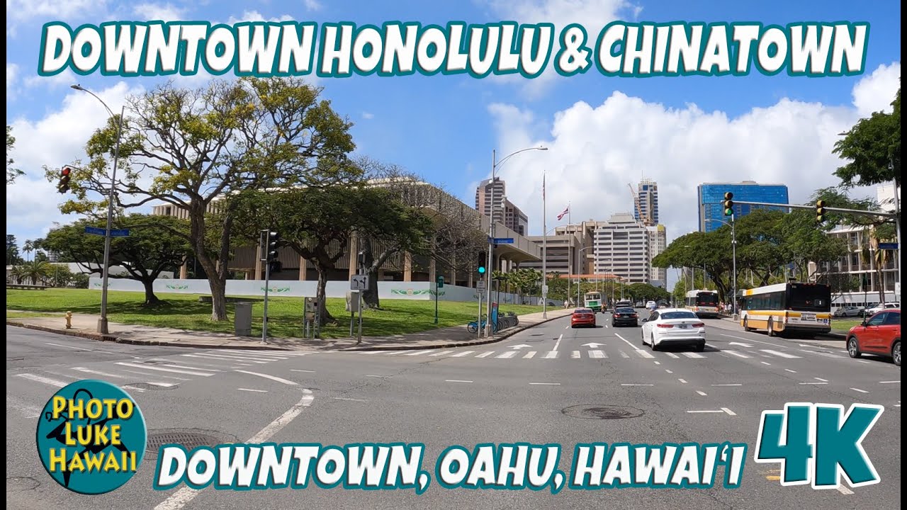 Downtown Honolulu & Chinatown Drive February 27, 2023 Oahu Hawaii ホノルルハワイ