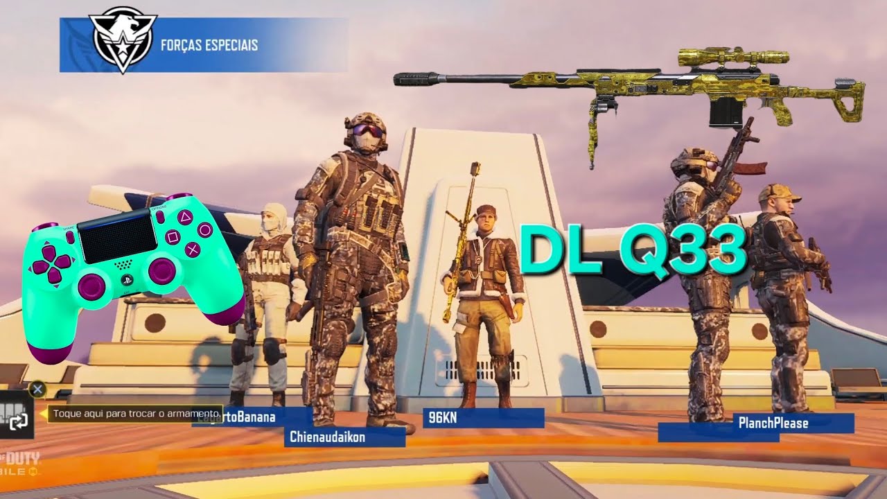 Testando Dualshock 4 no Rifler DL-Q33 - COD MOBILE 