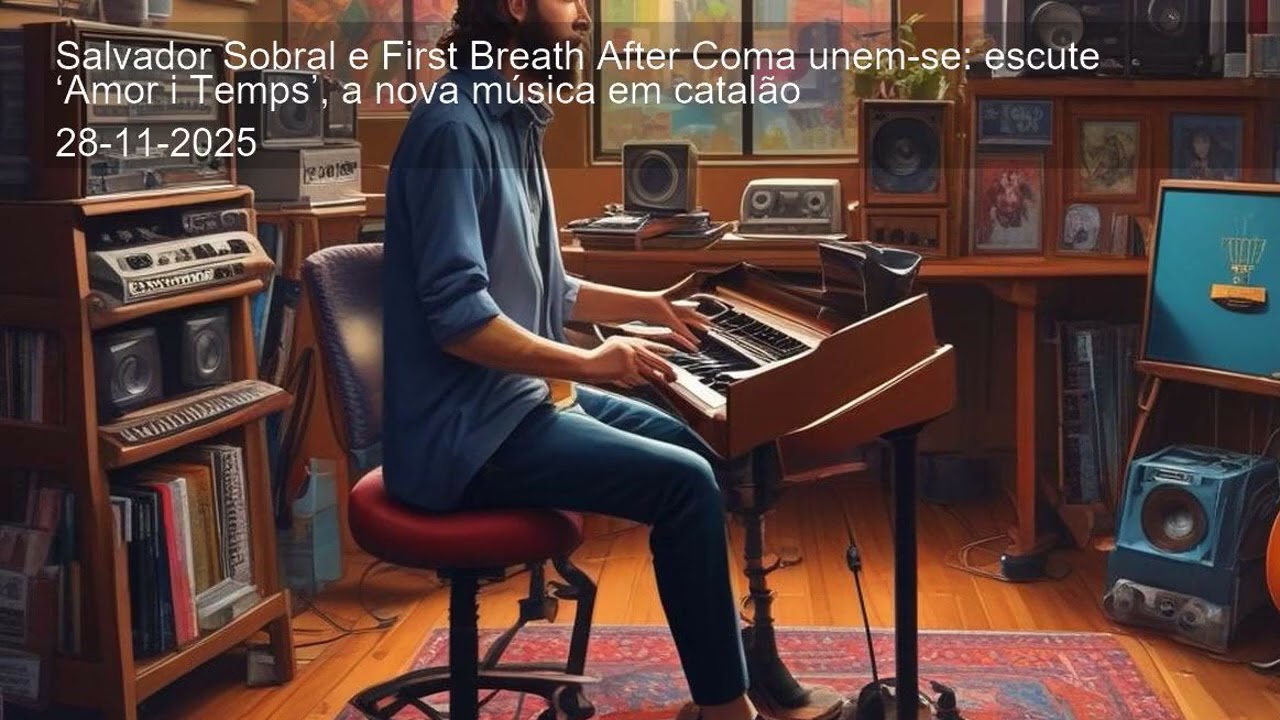 Salvador Sobral e First Breath After Coma unem-se: escute ‘Amor i Temps’, a nova música em cata