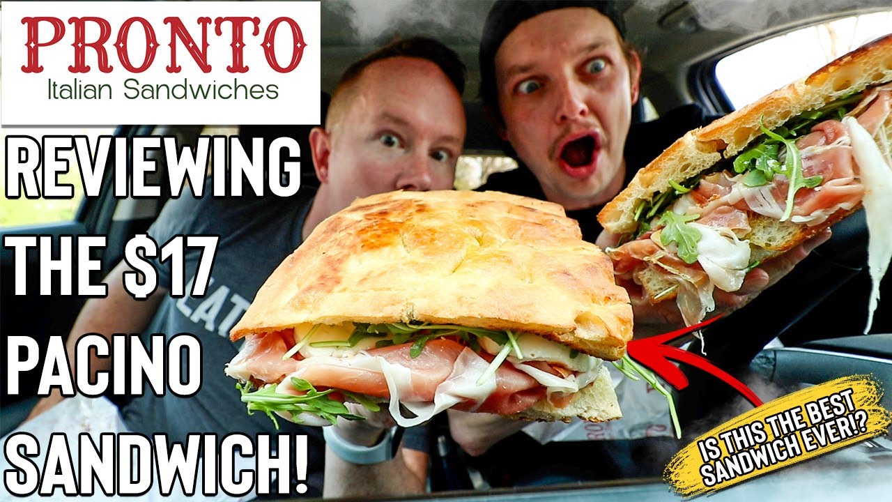 The Best Sandwich I've Had In My Life Is In The Suburbs of Chicago | Pronto's Pacino Sandwich