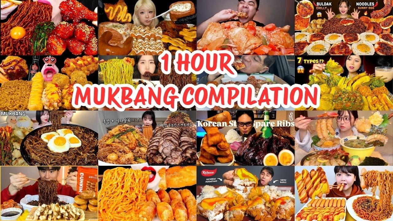 1 Hour BEST MUKBANG ASMR 🍕 Flavor Packed Eating Moments | Yukichi 🐾