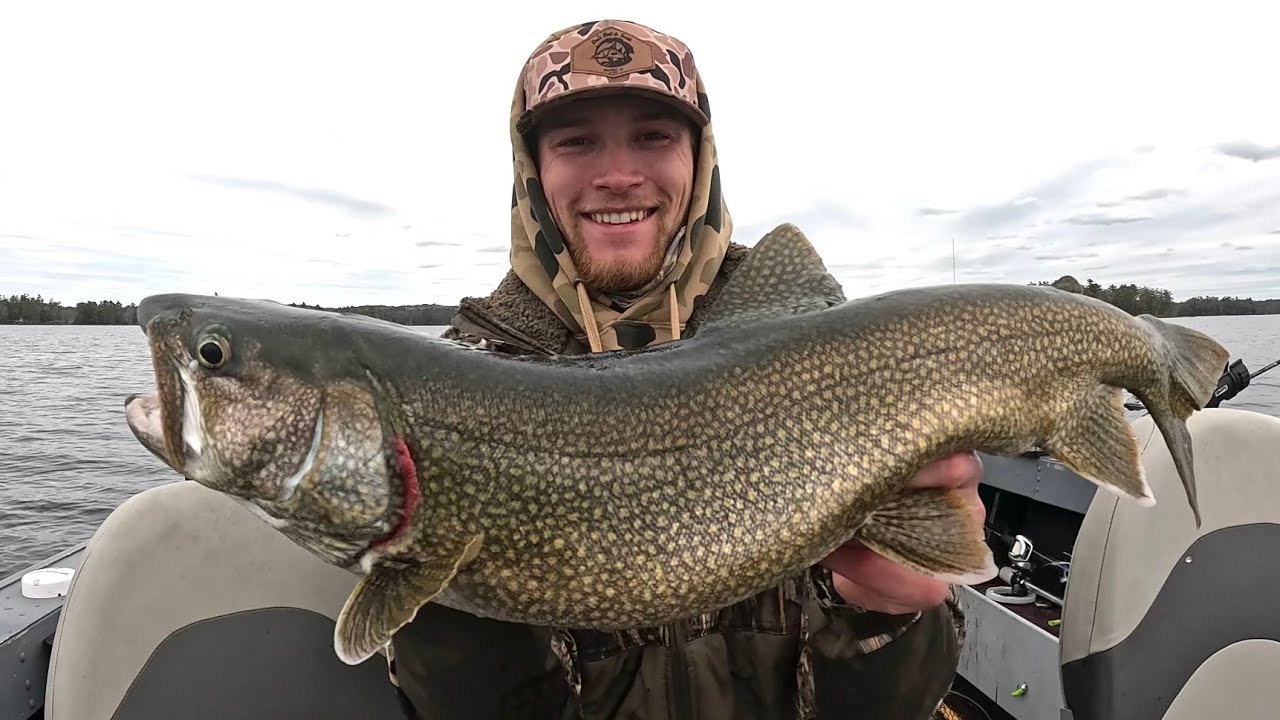 Jigging for Big Maine lake trout