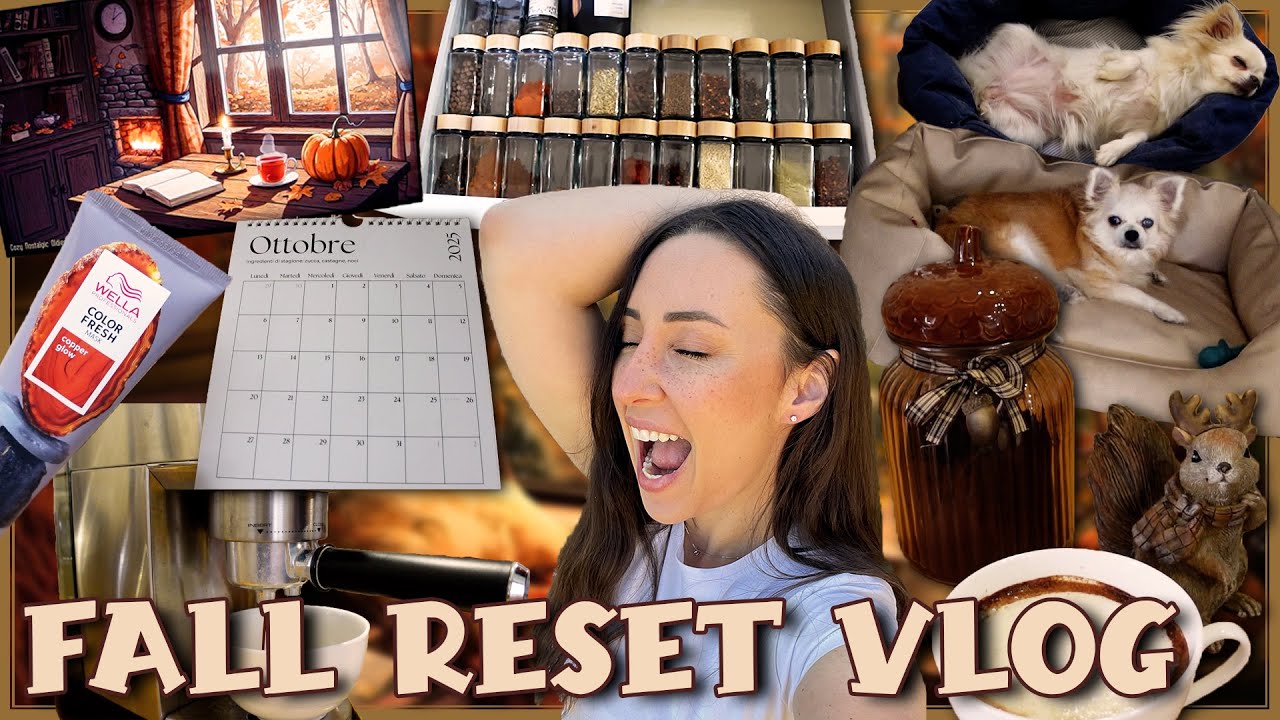 RESET AUTUNNALE 2025 🍂 riorganizzo la mia cucina, ricetta cappuccino speziato, haul...