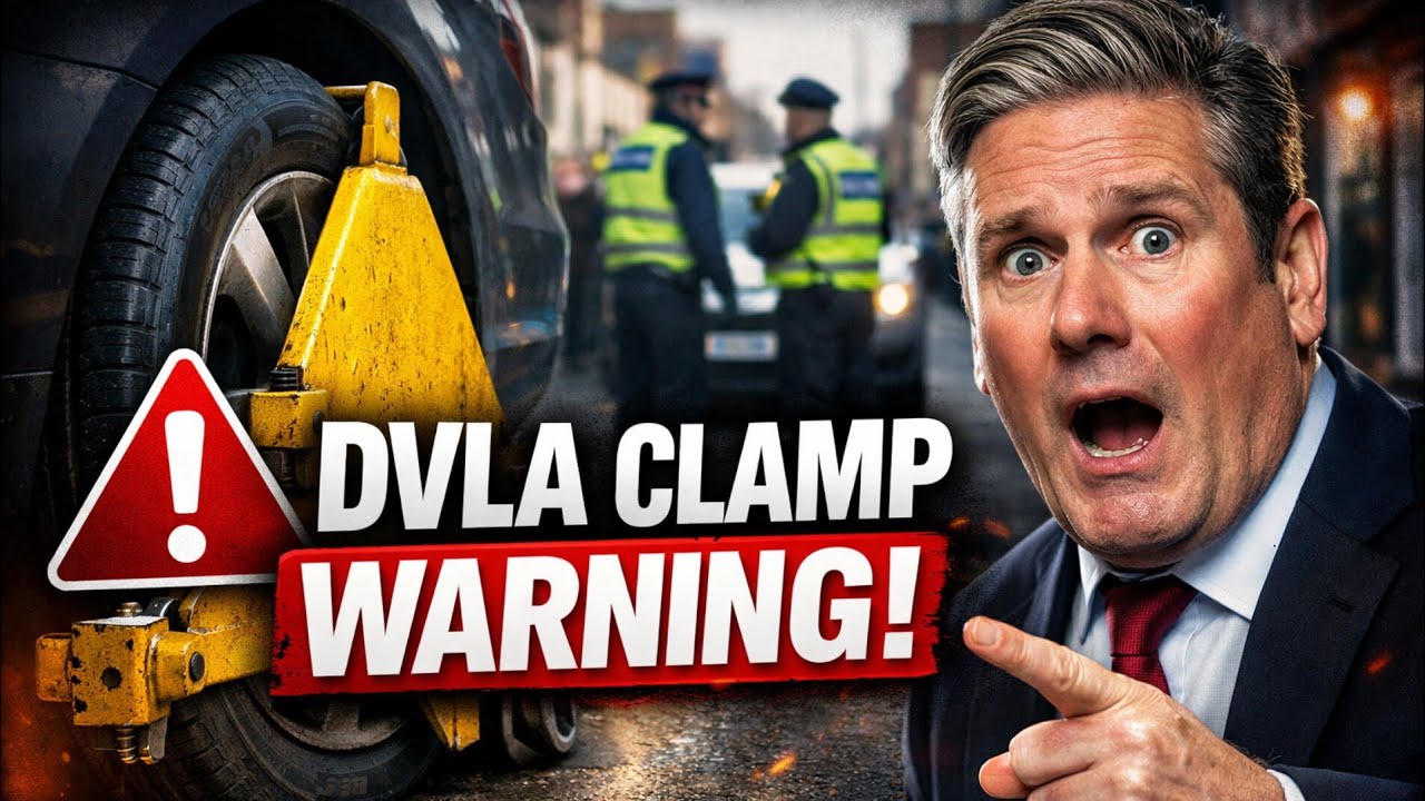 DVLA Clamp Warning Issued 🚨 Thousands of UK Drivers at Risk!