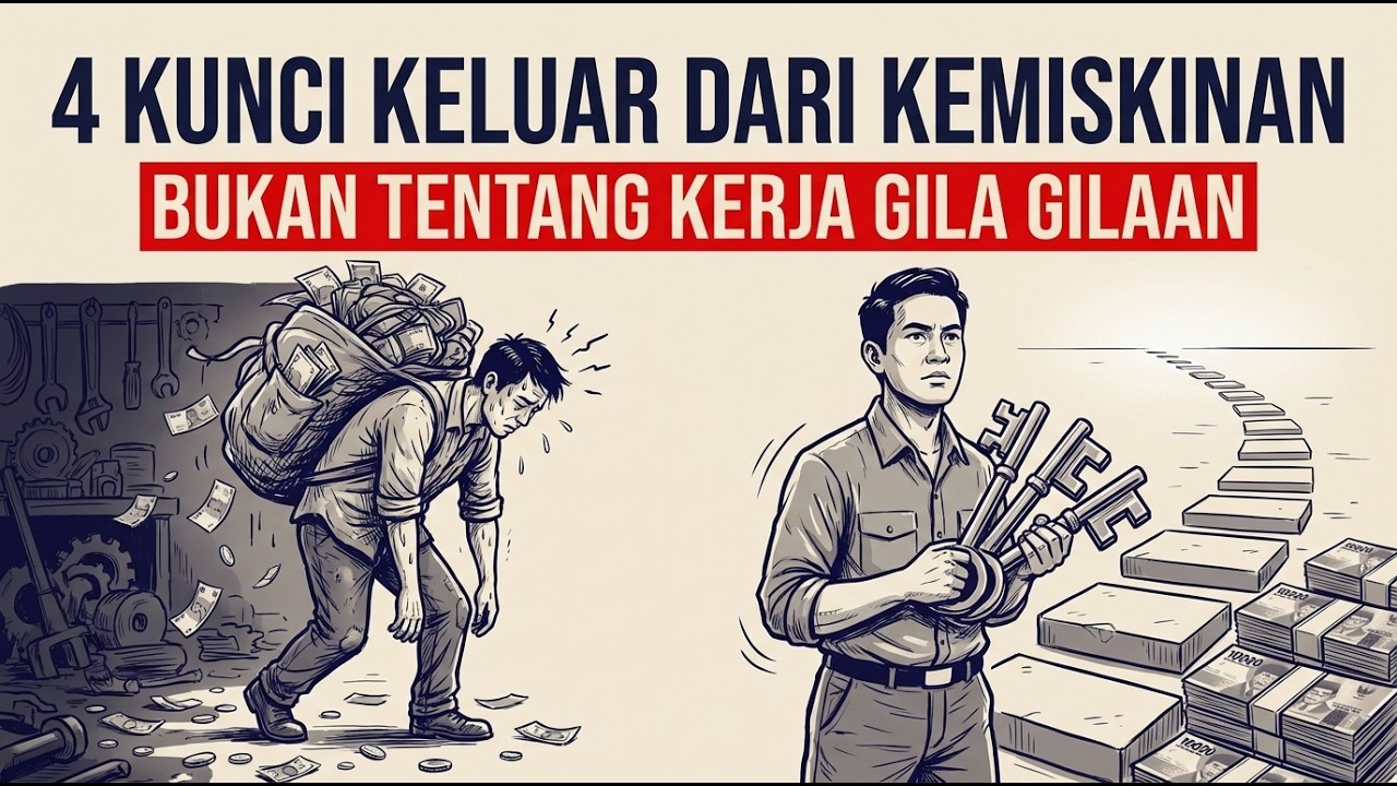 WAJIB TERAPKAN 4 CARA BERHENTI JADI MISKIN TANPA PERLU KERJA GILA GILAAN