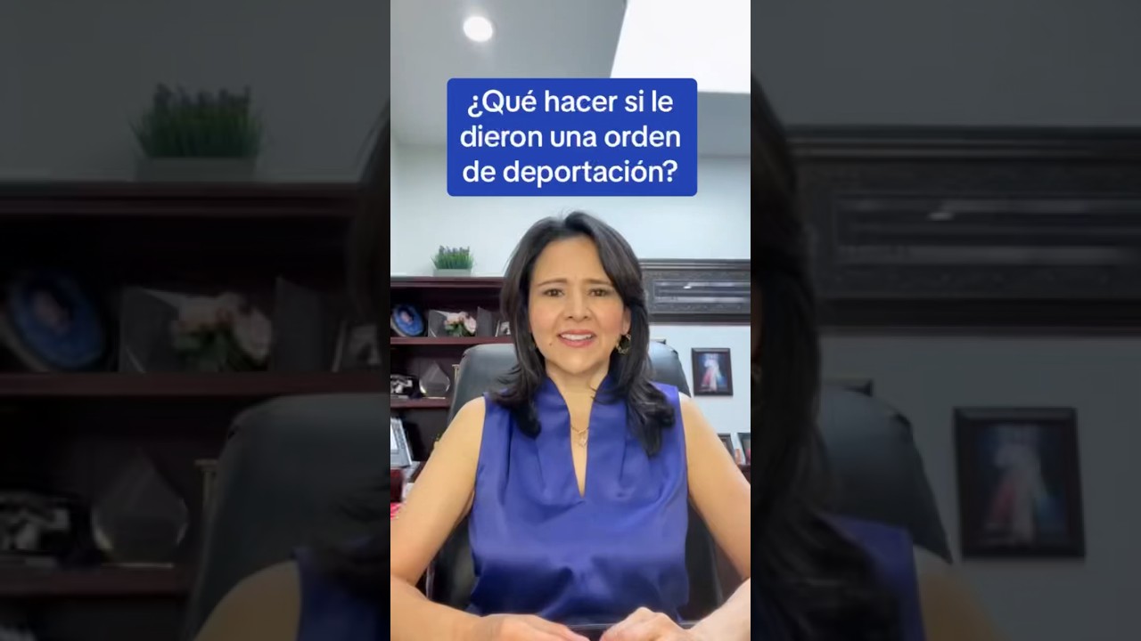 &iquest;Qu&eacute; hacer si me dieron una orden de deportaci&oacute;n? 🤔 #deportados #noticias #inmigracion