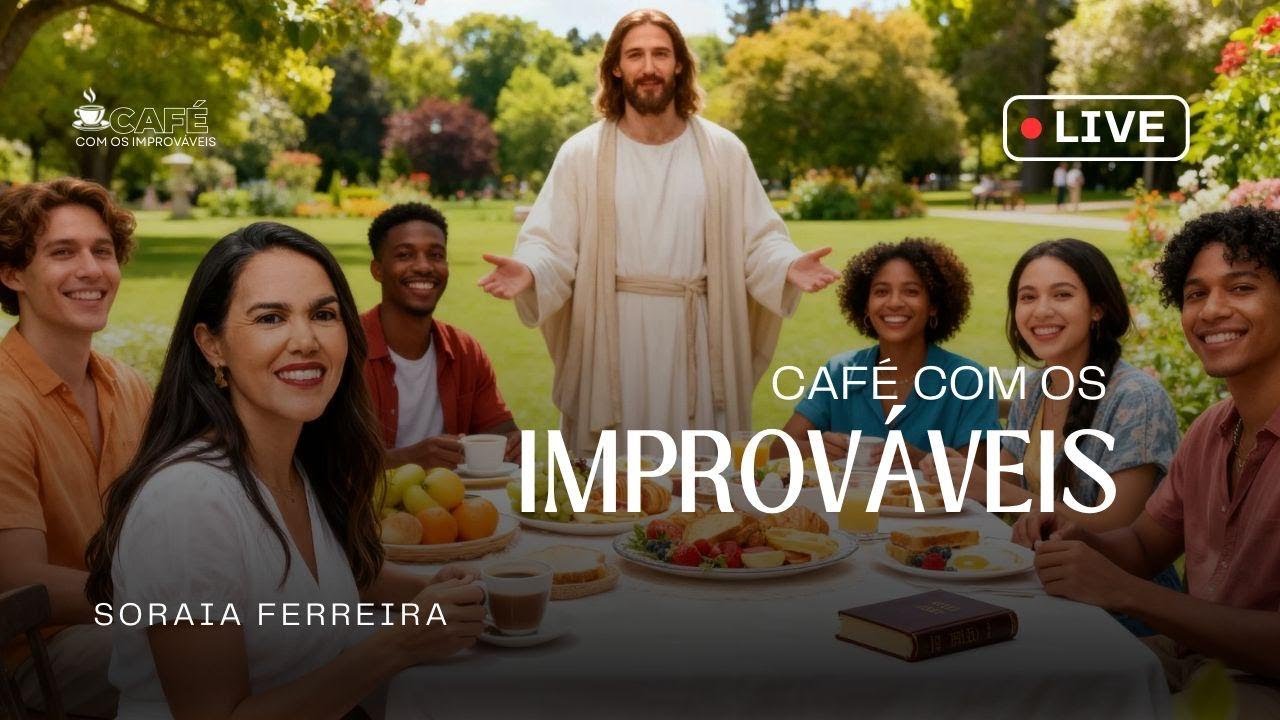Café com os Improváveis #Live 31 “Do que adianto homem ganhar o mundo inteiro e perder a sua alma?