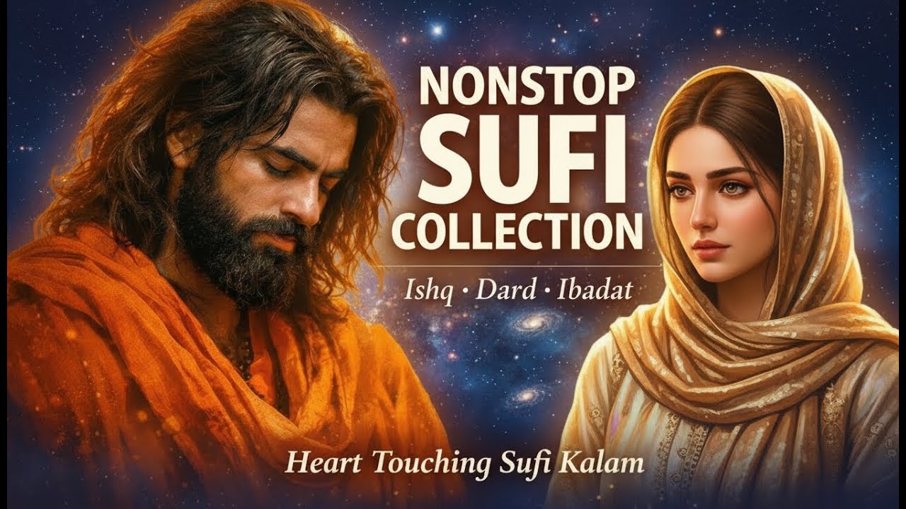 Nonstop Sufi Collection 🖤 | Ishq Dard Ibadat | Heart Touching Sufi Kalam ✨ | 2026 Trending
