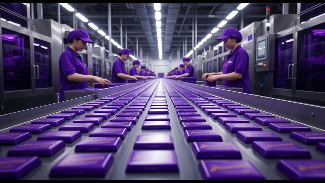 How Millions of Cadbury Dairy Milk Bars Are Made Inside a Factory?