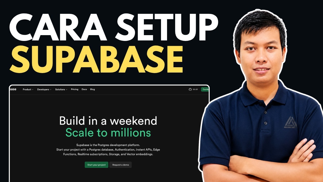 Setup Database Web App Pakai Supabase