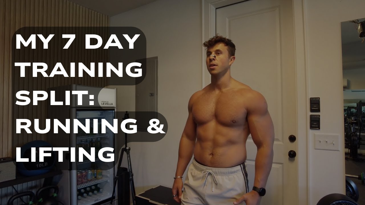 A full week of training: lifting weights and running