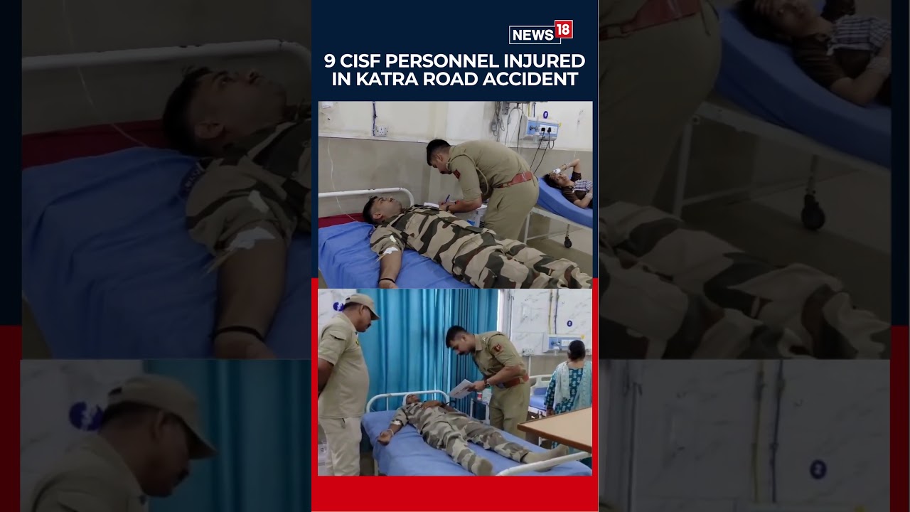 CISF Bus Overturns in J&K's Reasi; 10 Injured Near Katra | Jammu & Kashmir News | N18S