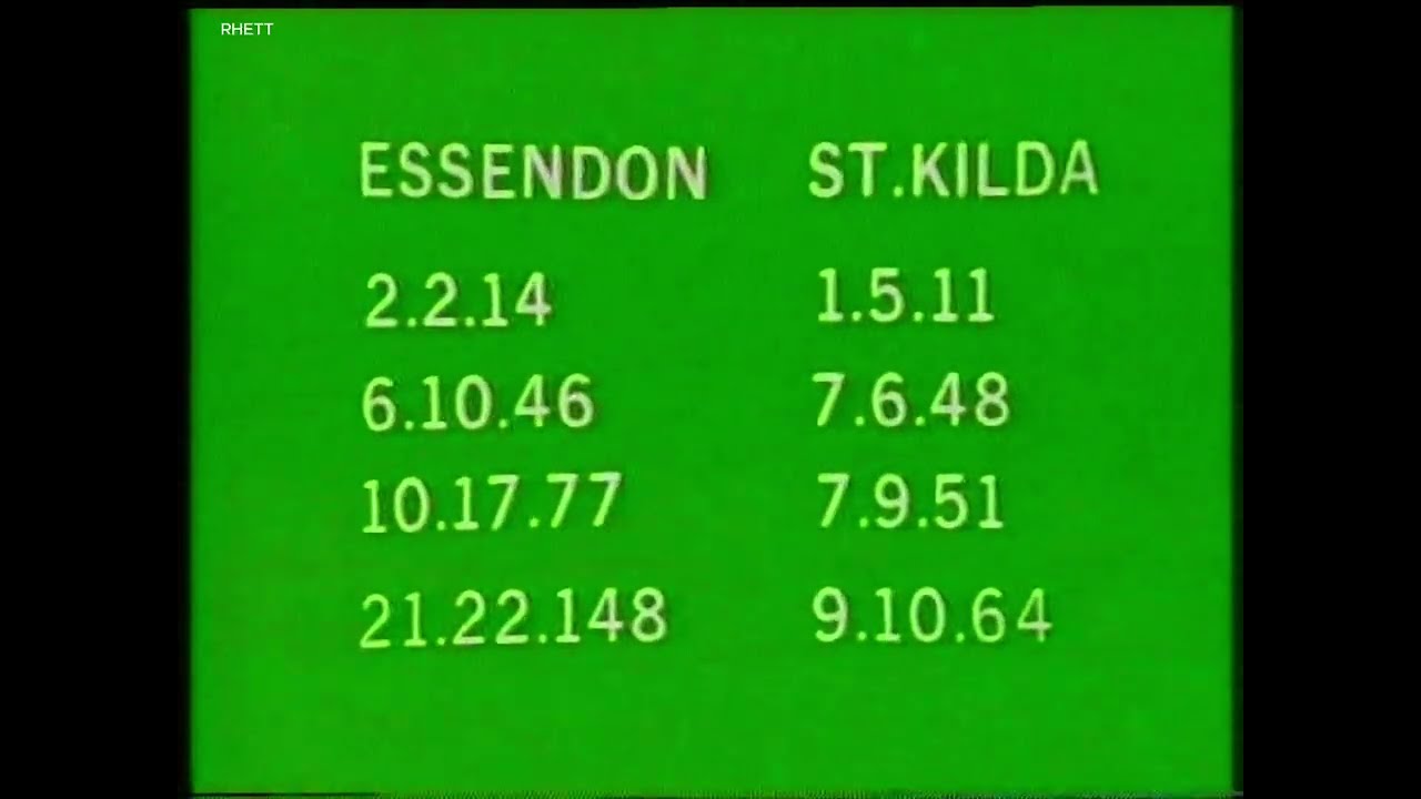 Channel 7: Round 2 1979 Essendon v St Kilda