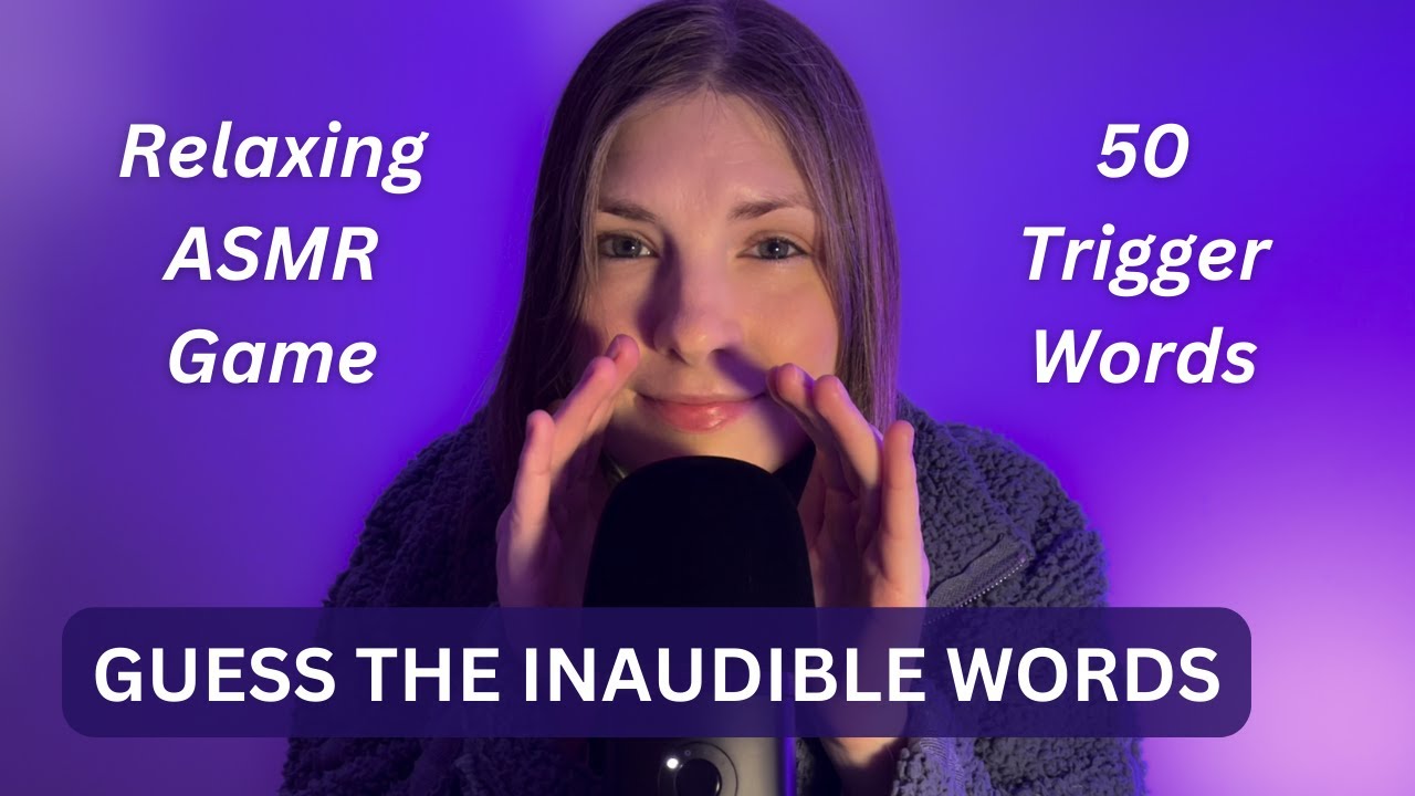 ASMR Guess The Inaudible Words (Whispering + Inaudible Whispering)