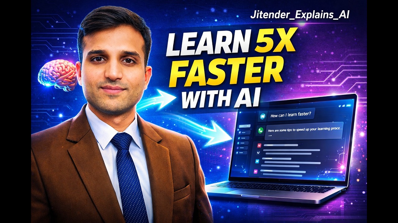 How to Use AI to Learn Anything 5X Faster (ChatGPT Learning Method)