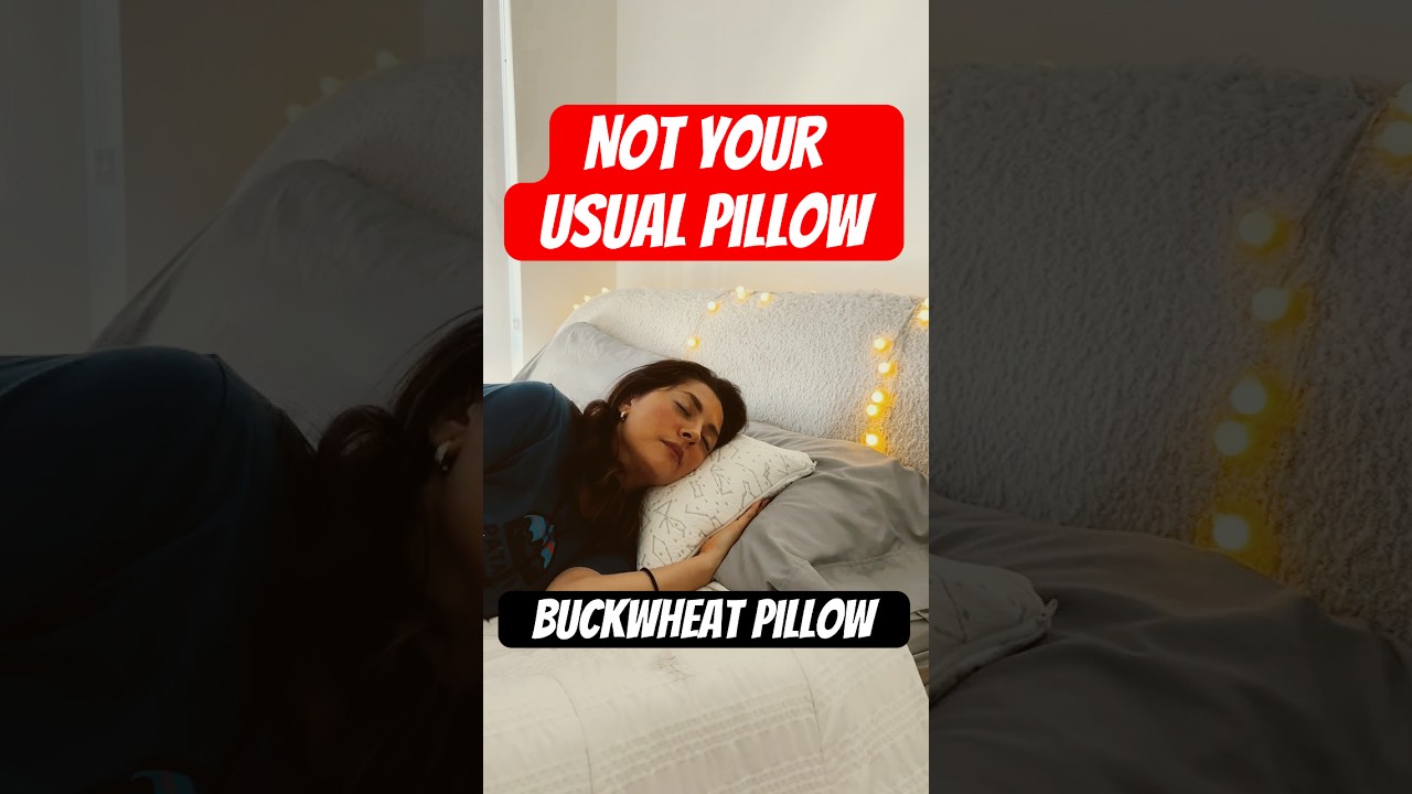 I Tried a Buckwheat Pillow for 3 Months&hellip;Here&rsquo;s What Happened #shorts #buckwheatpillow #sleep