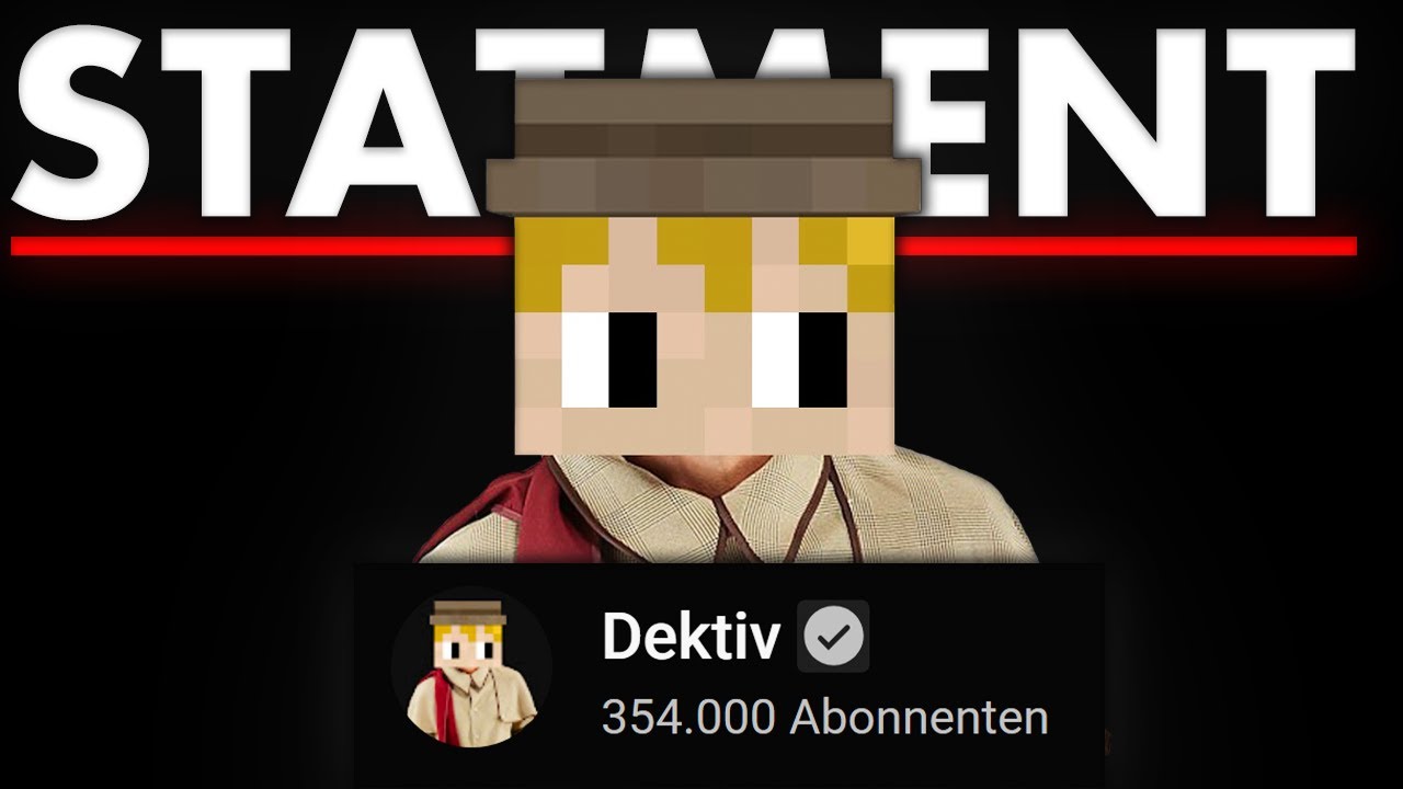 DEKTIV STATEMENT zu MEINEM EXPOSED VIDEO!