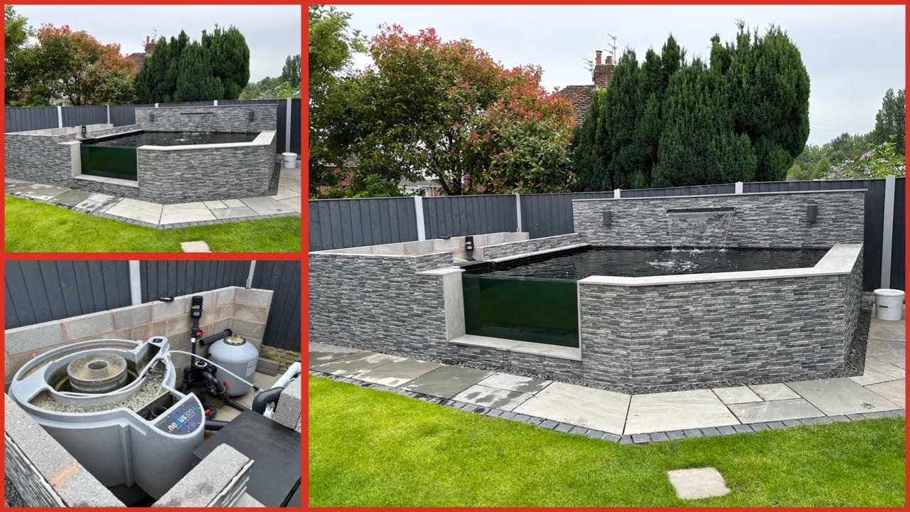 4000 GALLON KOI POND - NEW BUILD!!