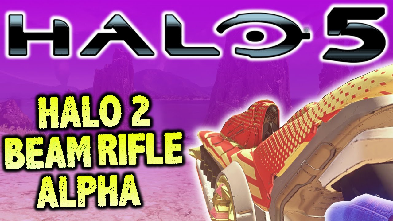 HALO 2 BEAM RIFLE ALPHA! (Ultra Rare Weapon) - Halo 5 Warzone