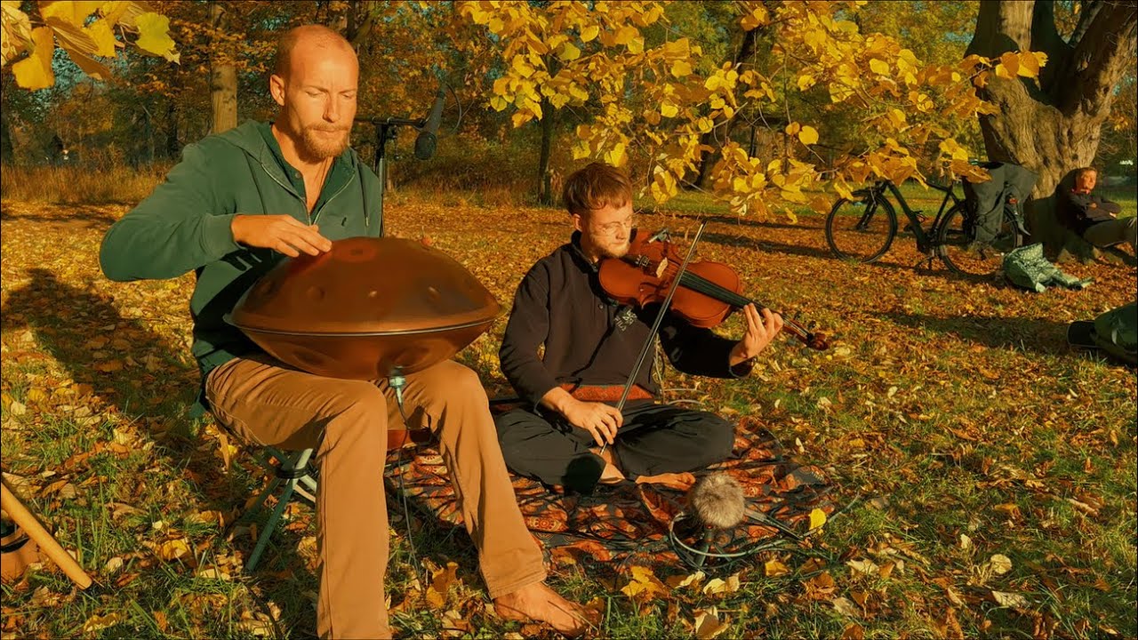 Handpan and Violin Sunset Meditation | Bert Schulze and AYU