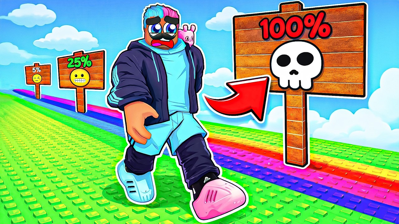Roblox, Ale KAŻDY KROK = 1% SZANS NA ŚMIERĆ