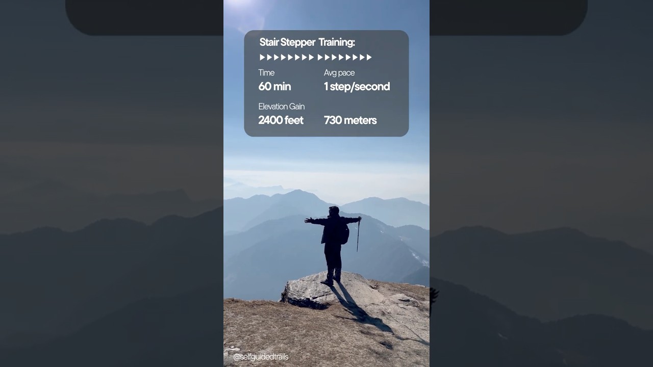 Training to hike elevation gain when you don't live by mountains