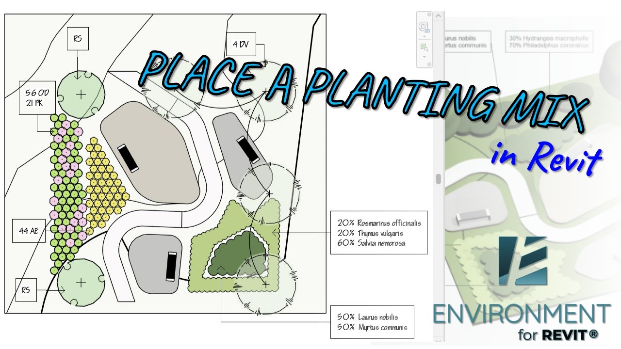 How to Place a Planting Mix Area in Revit