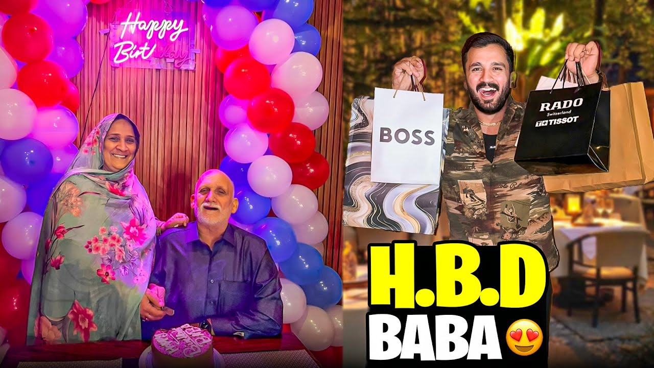 Celebrated Baba’s Birthday with Family😍Beautiful gits on 71st year❤️