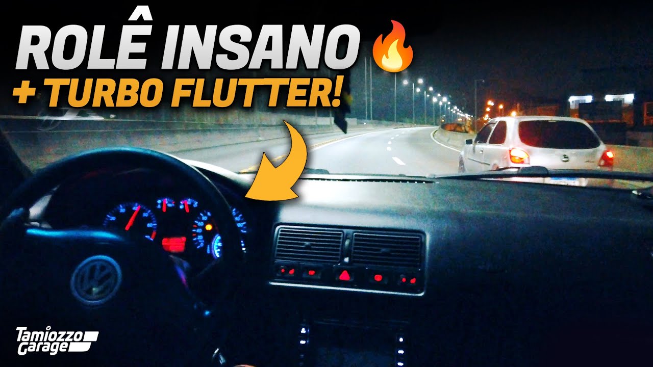 GOLF GTI MK4 1.8 TURBO 🔥 ROLÊ INSANO + SOM DA TURBINA ENCHENDO = TURBO FLUTTER!