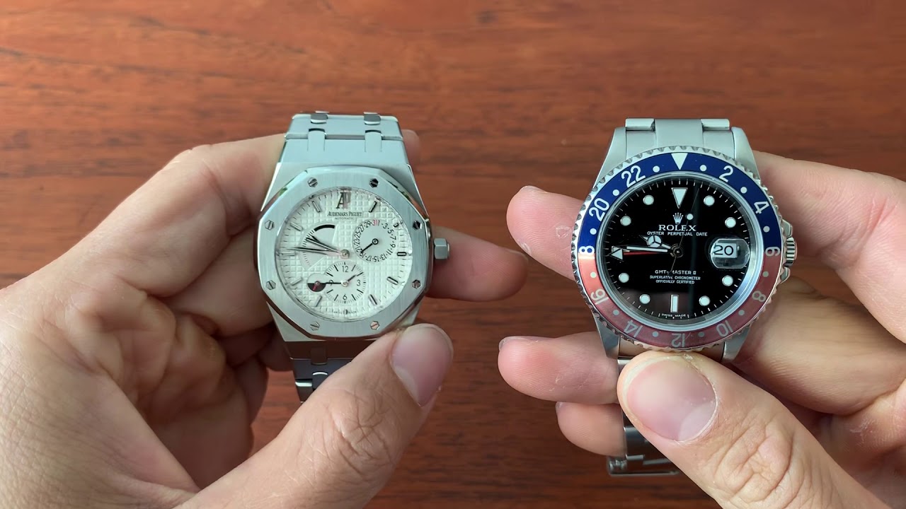 Comparison Between the Rolex GMT Master 2 and the Royal Oak Dual Time