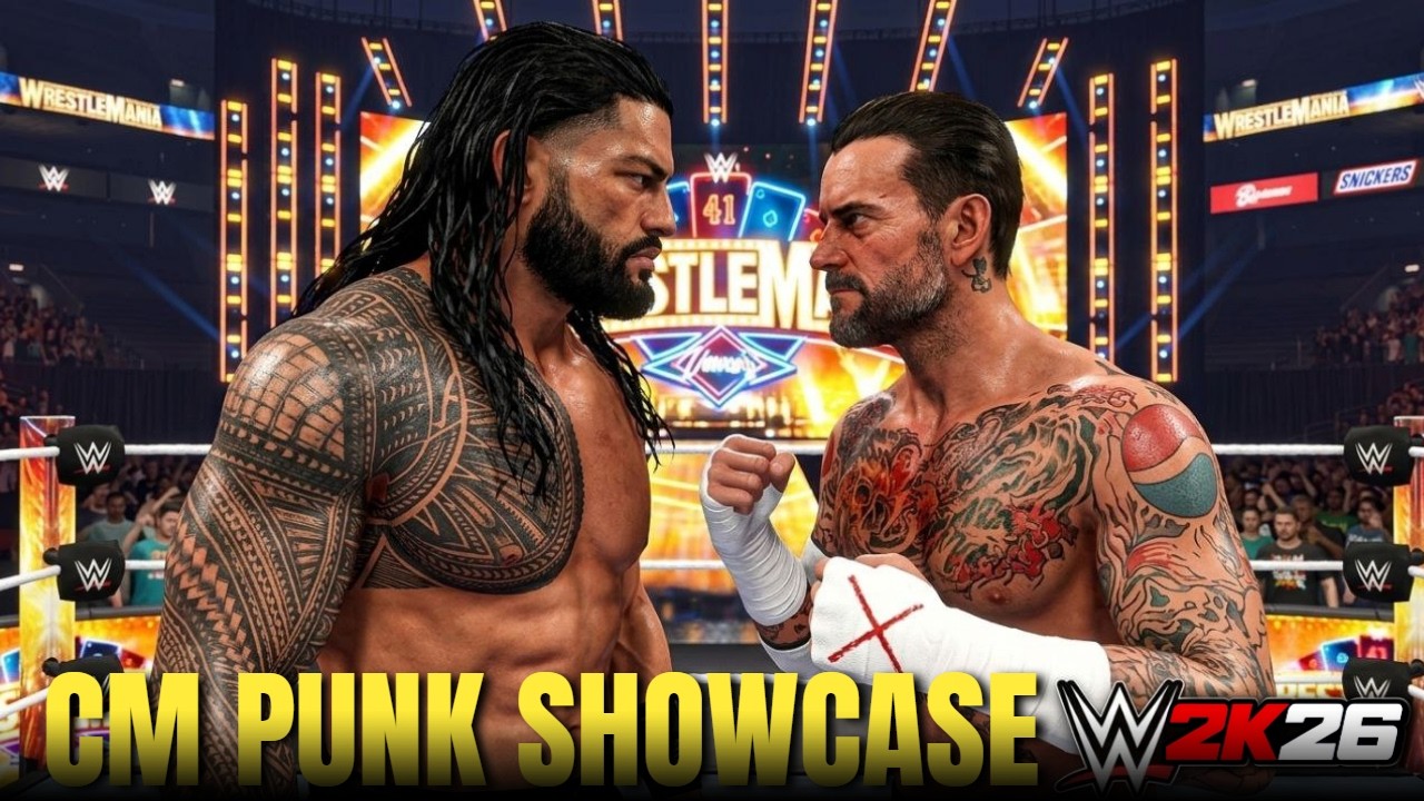 WWE 2K26 CM Punk Showcase Part 1 - WrestleMania 41