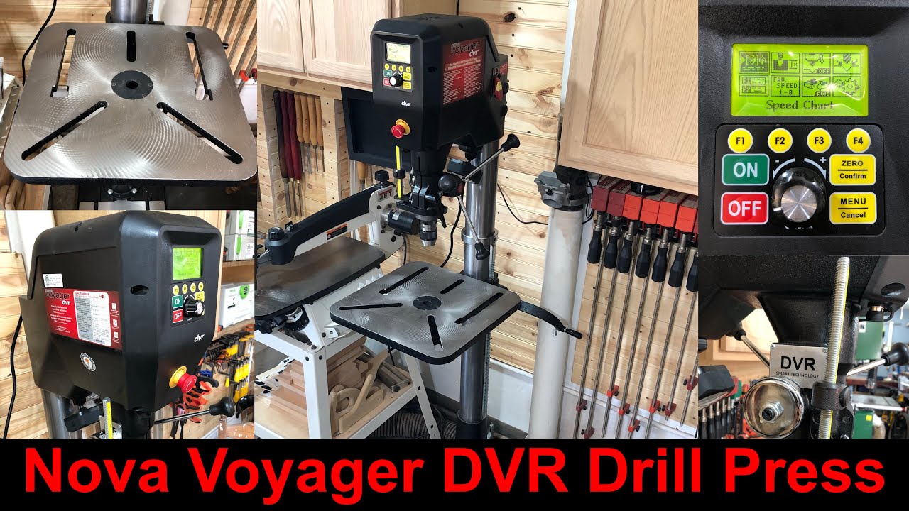 Nova Voyager dvr Drill Press Unboxing and Review